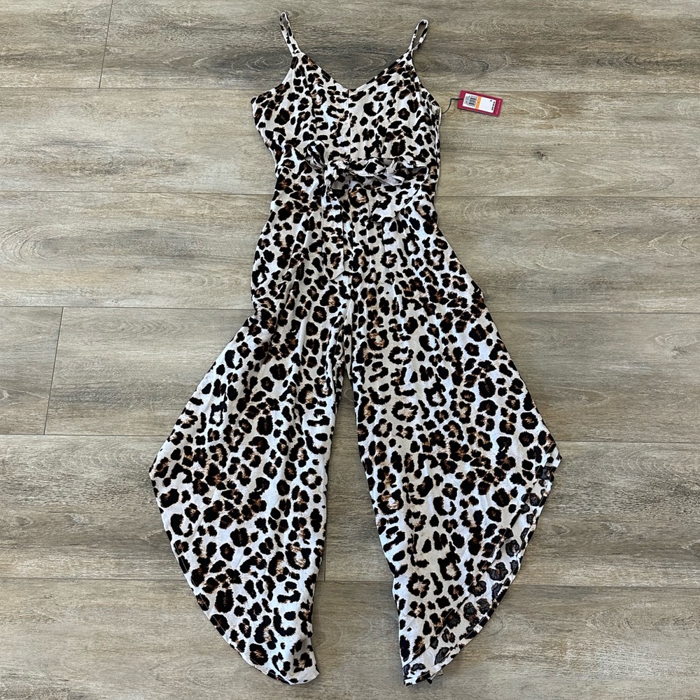 Vince Camuto Animal Print Jumpsuit